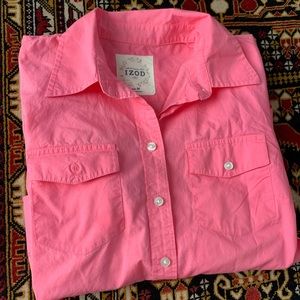 IZOD pink shirt